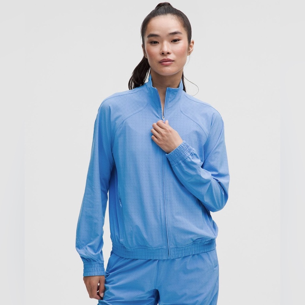 Adapted State Perforated Track Jacket